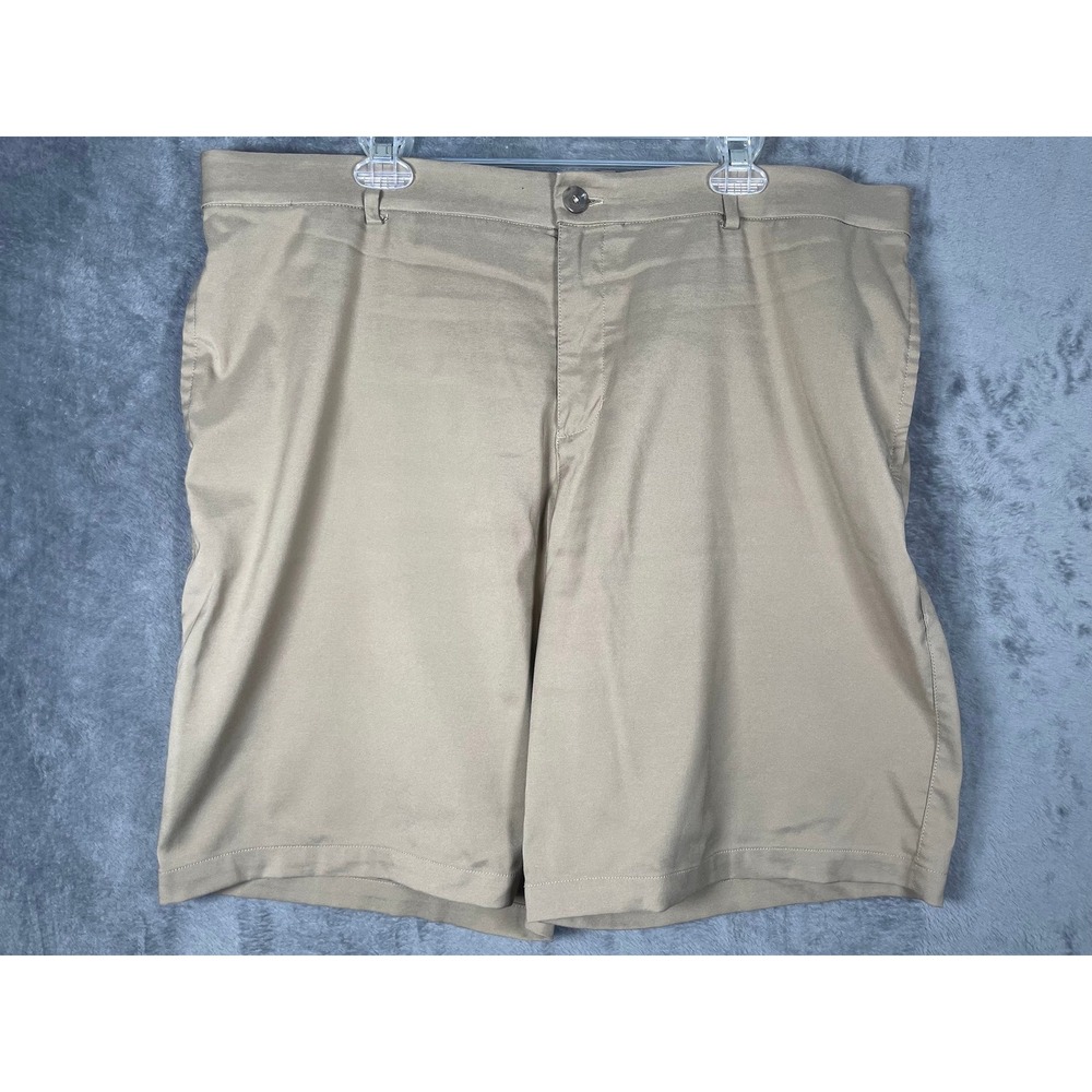 Nike Golf Shorts Mens 40 10 Inch Inseam Khaki Tan Dri-FIT Standard Fit